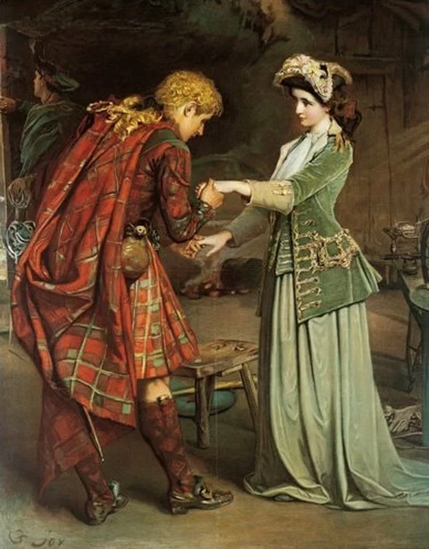 Flora MacDonalds saluta Bonnie Prince Charlie